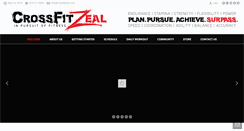 Desktop Screenshot of crossfitzeal.com